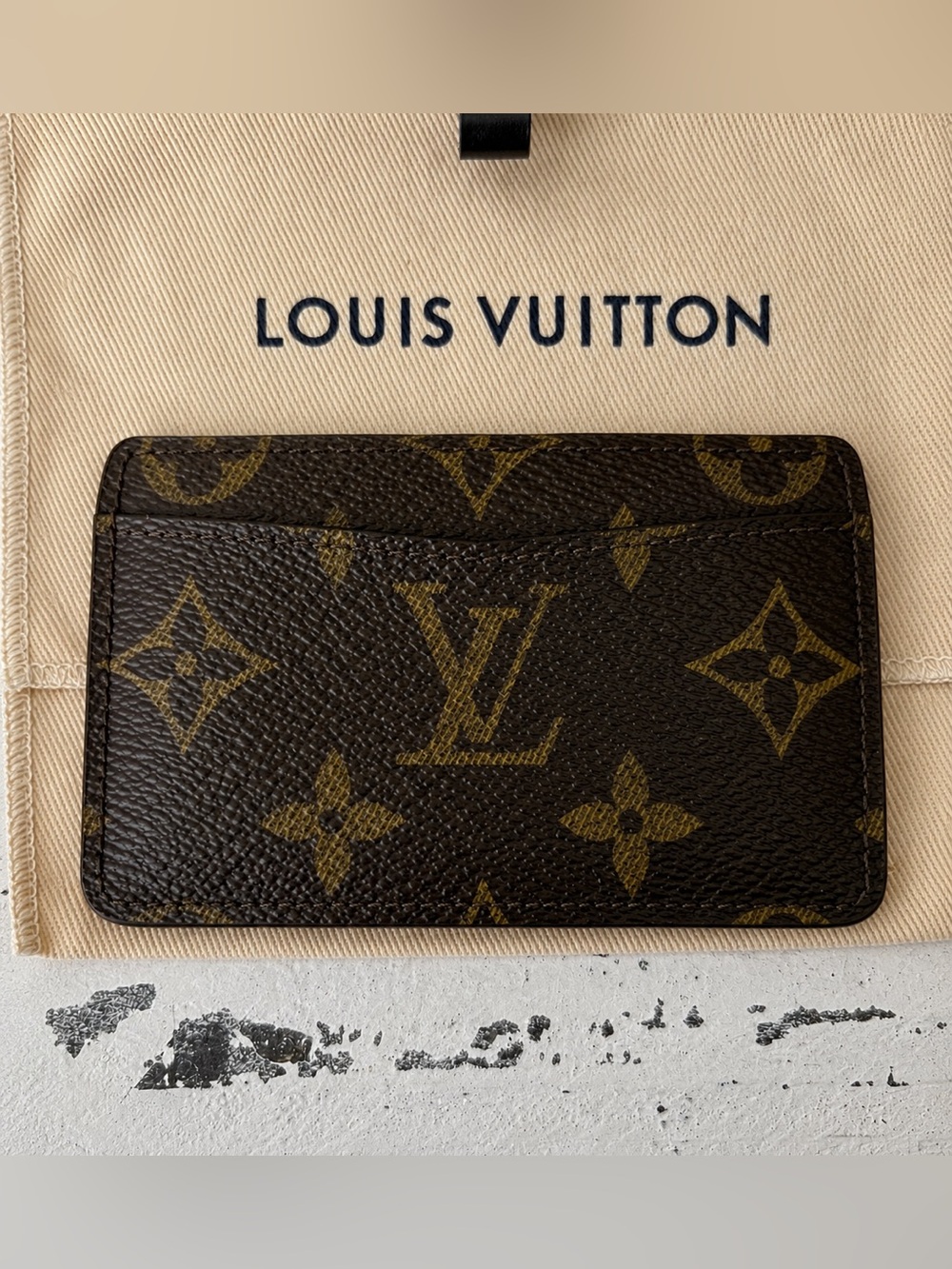 Louis Vuitton Monogram Card Holder Wallet w/ Dust Bag & Box - Picture 3 of 6